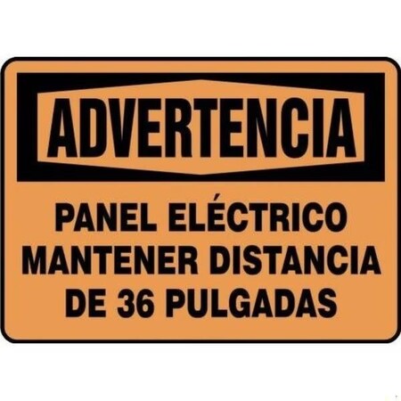 Accuform OSHA WARNING Safety Sign ELECTRICAL SHMELC308XL